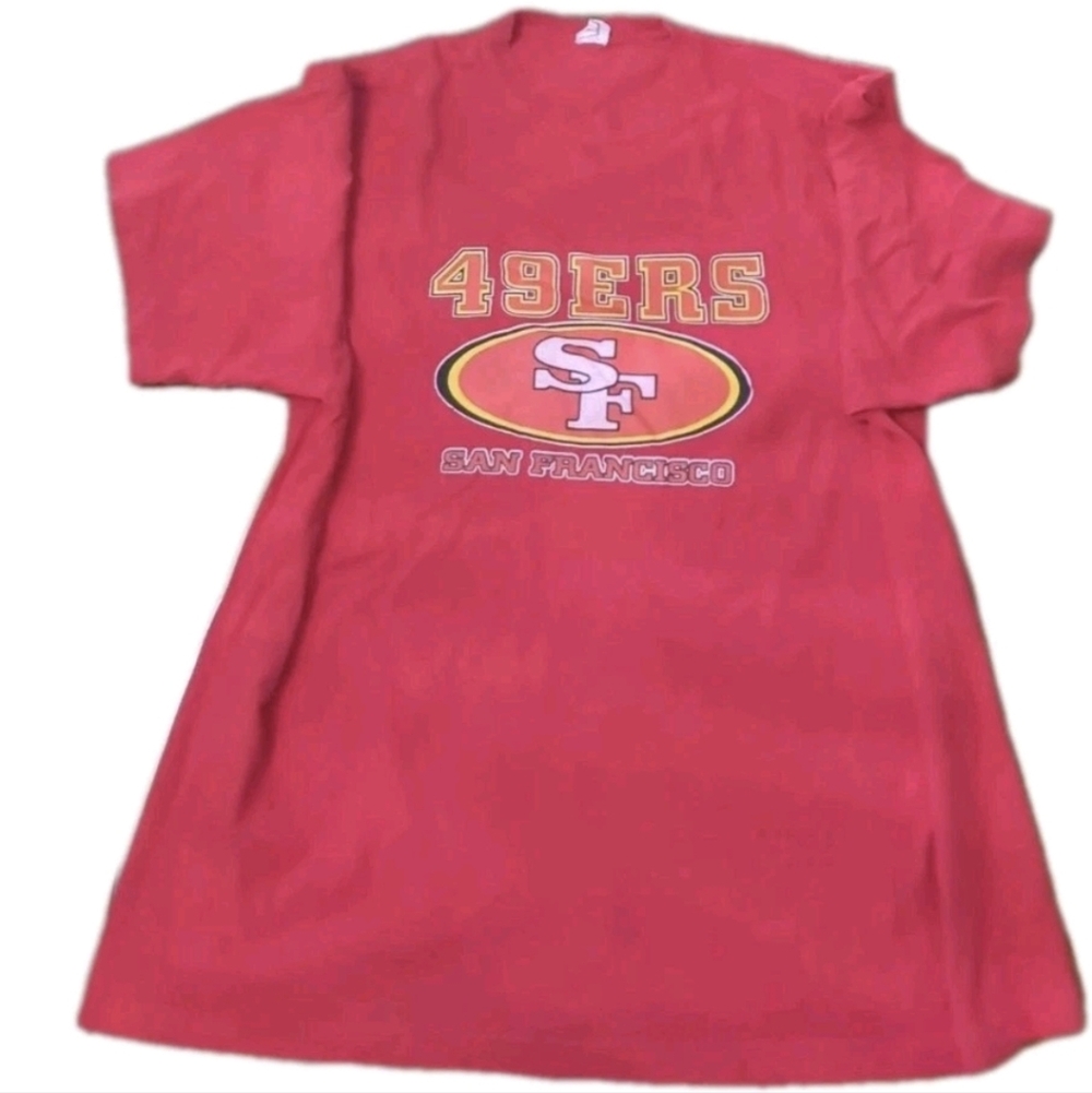Vintage NFL San Francisco 49ERS T-Shirt Red Men's 3XL